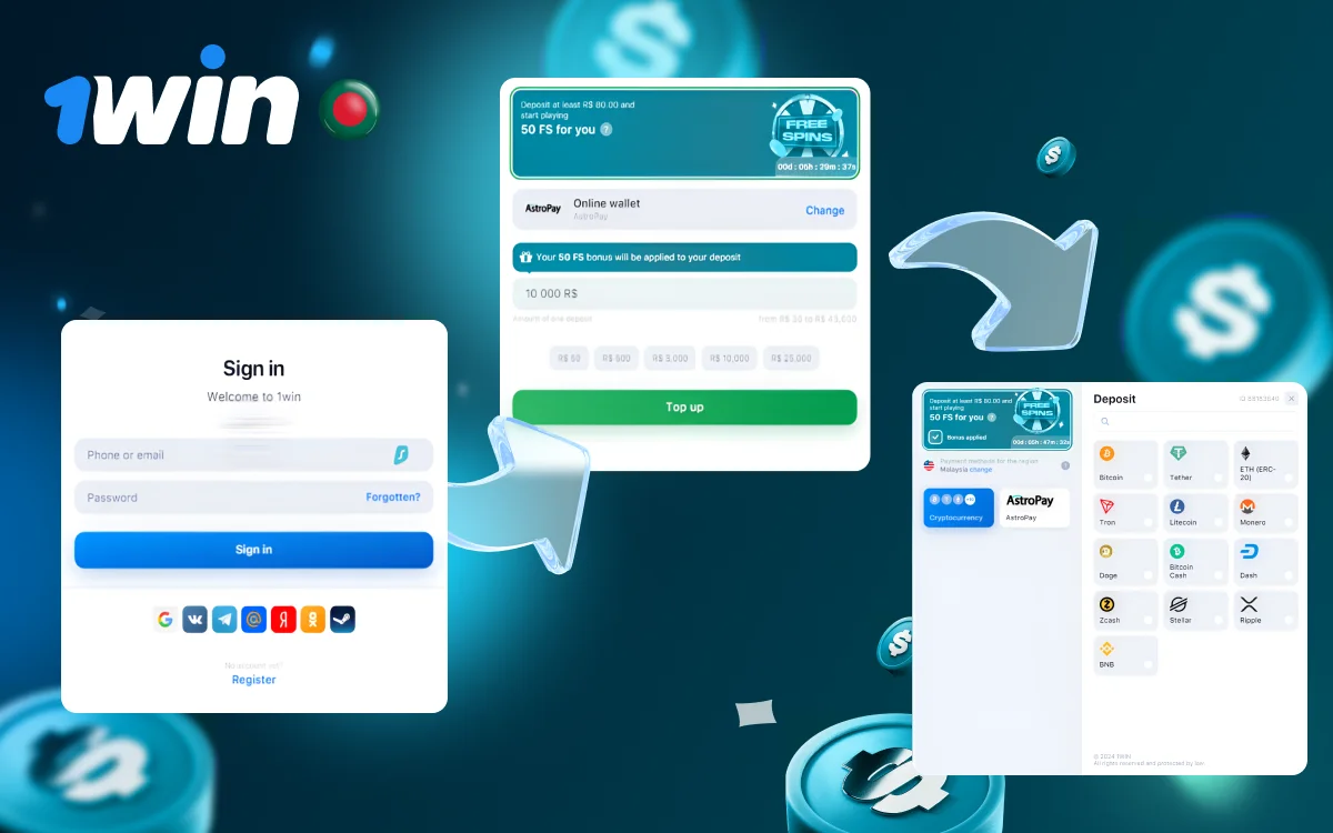1win Deposit and Withdrawal in Bangladesh